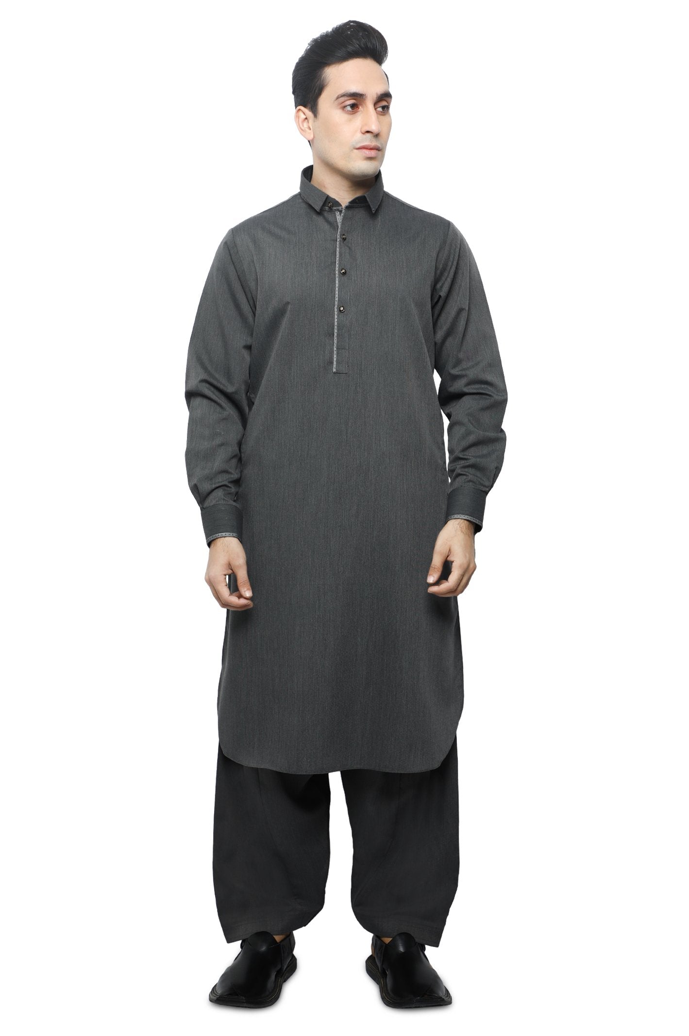 Formal Shalwar Suit for Men SKU: EG2836-D-GREY - Diners