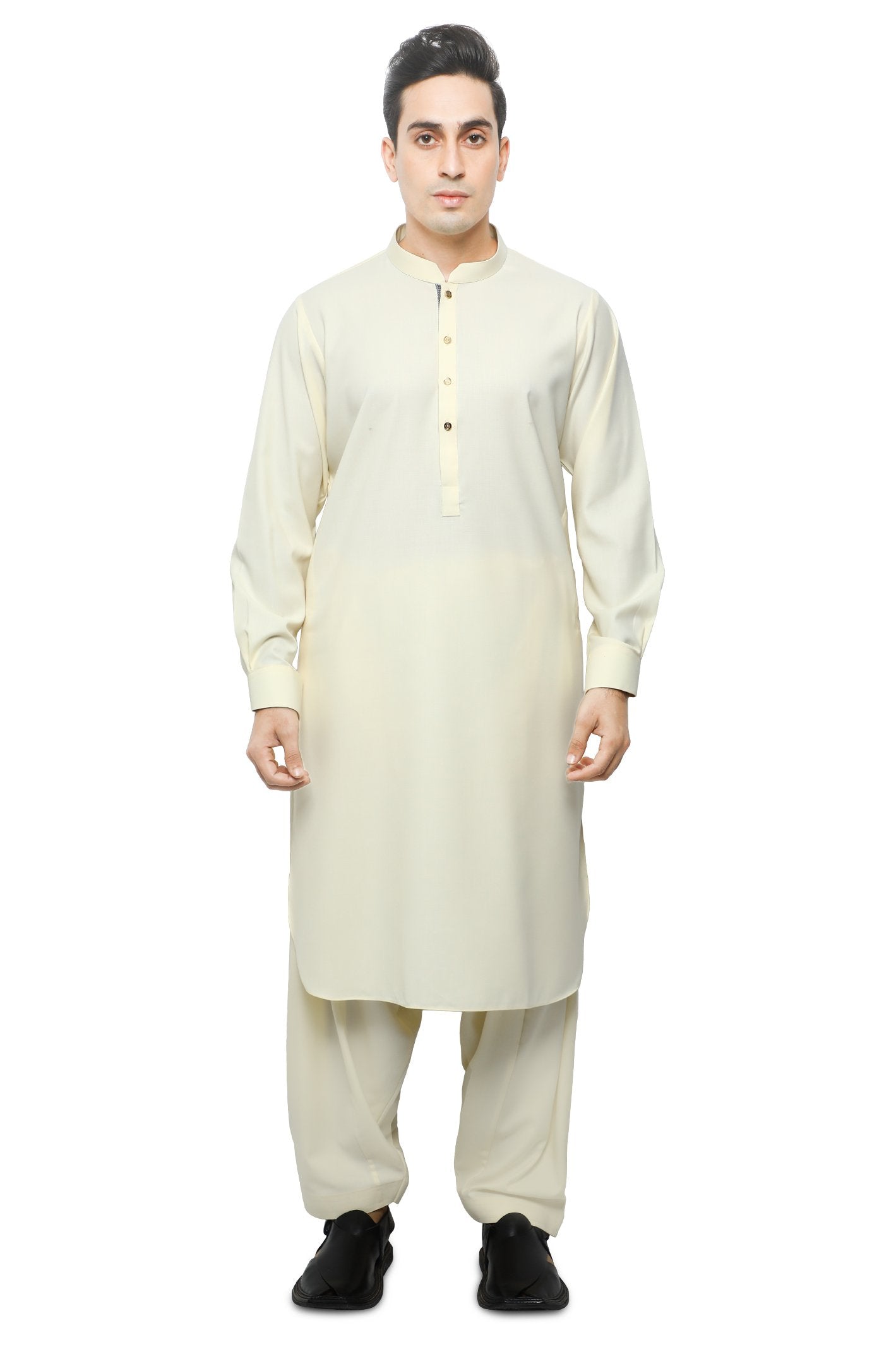 Formal Shalwar Suit for Men SKU: EG2837-CREAM - Diners