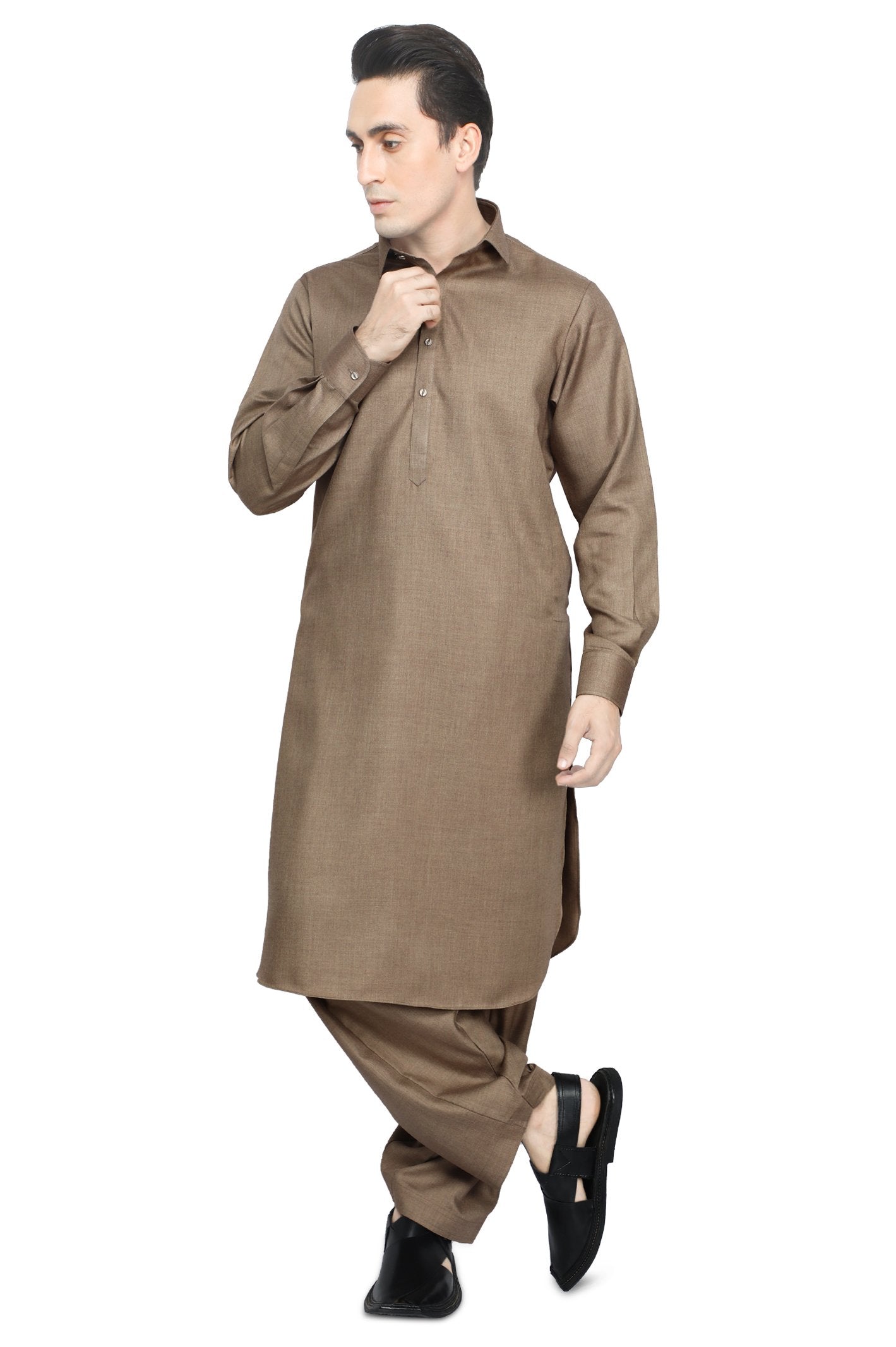 Formal Shalwar Suit for Men SKU: EG2851-BEIGE - Diners