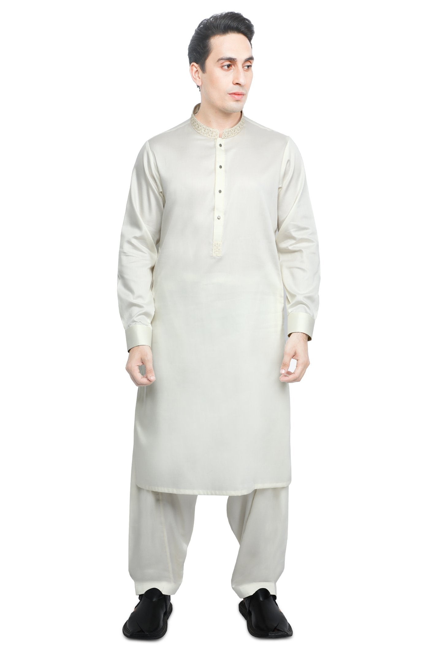 Formal Shalwar Suit for Men SKU: EG2857-OFFWHITE - Diners