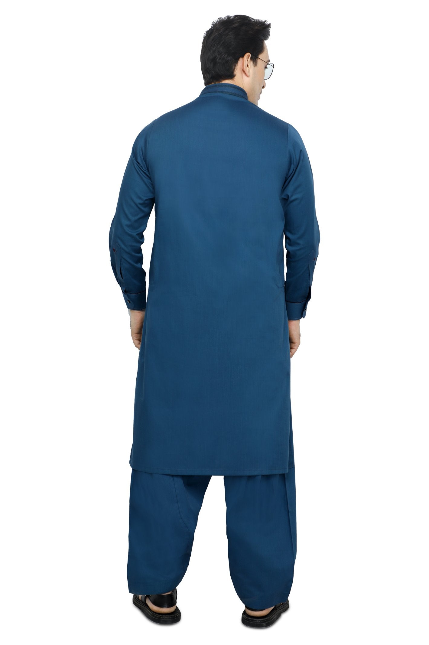 Formal Shalwar Suit for Men SKU: EG2875-D-BLUE - Diners