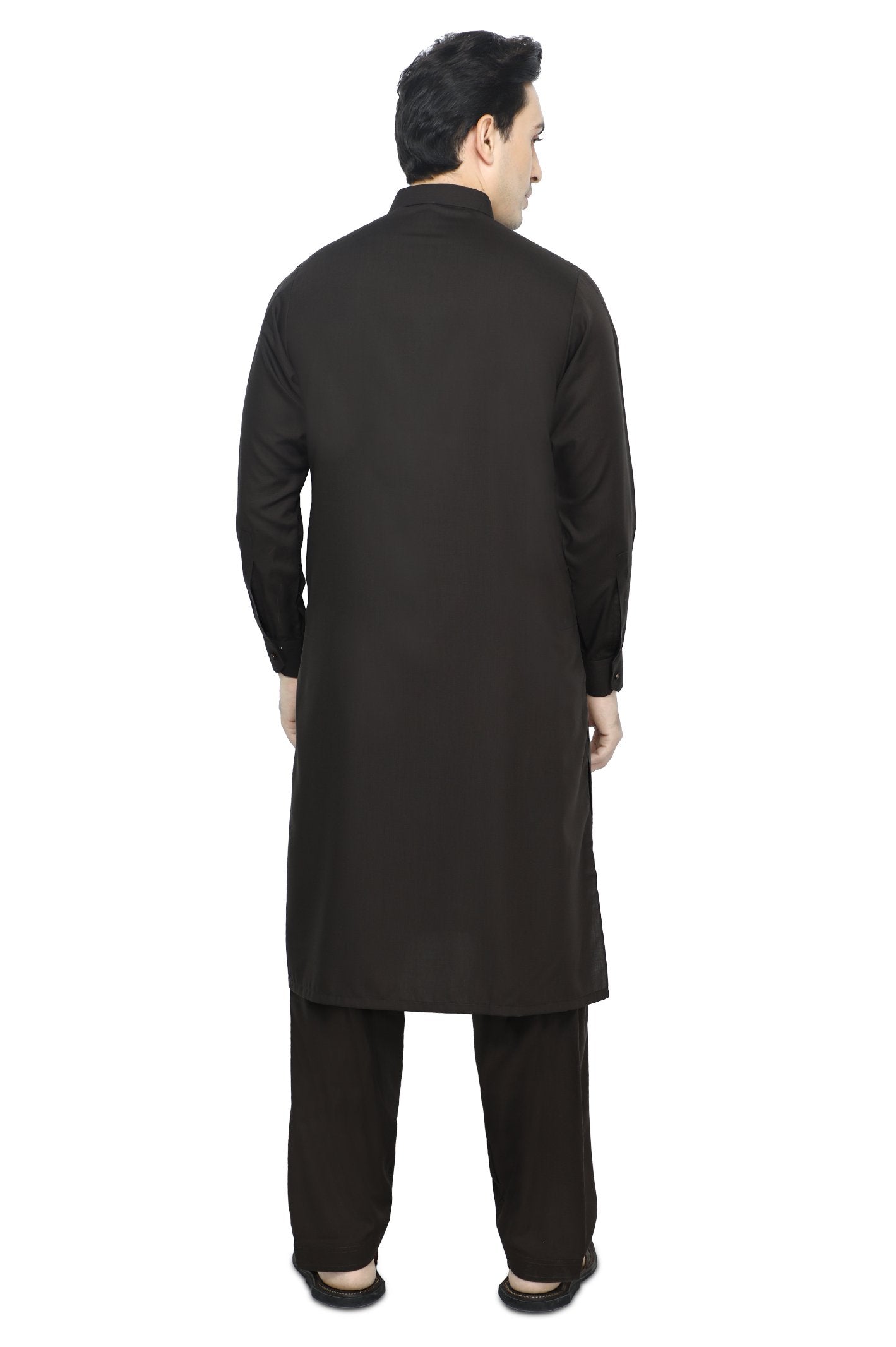 Formal Shalwar Suit for Men SKU: EG2886-BROWN - Diners