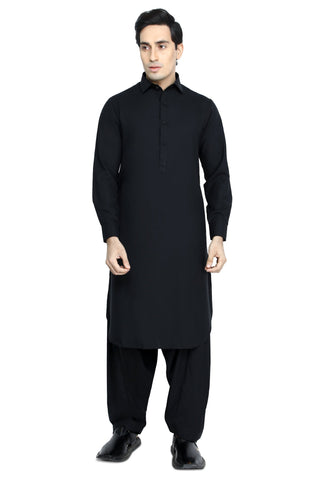 Formal Shalwar Suit for Men - EG2904-BLACK