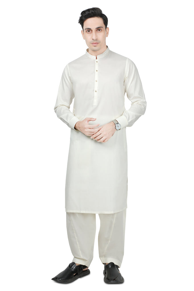 Formal Shalwar Suit for Men - EG2925-Cream