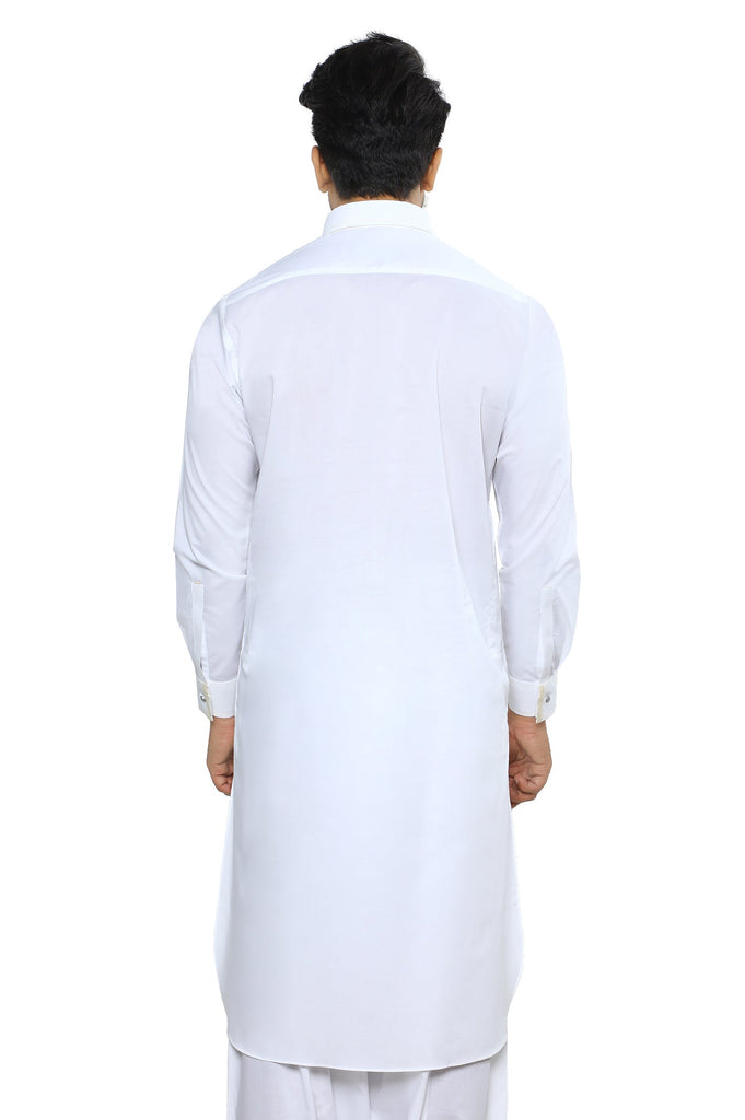 Formal Shalwar Suit for Men SKU: EG3019-WHITE