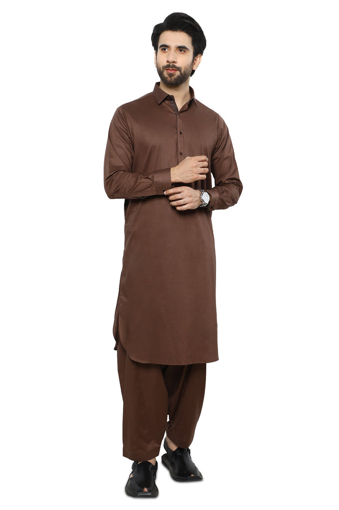Formal Shalwar Suit for Men SKU: EG3047-RUST