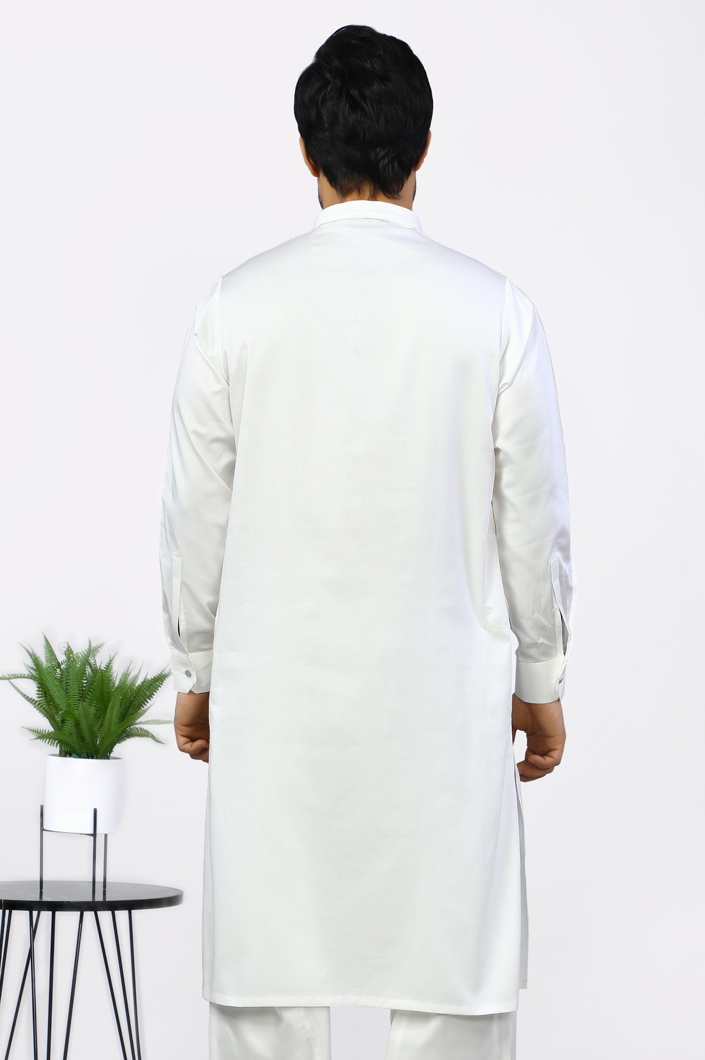 Off White Wash & Wear Shalwar Kameez From Diners