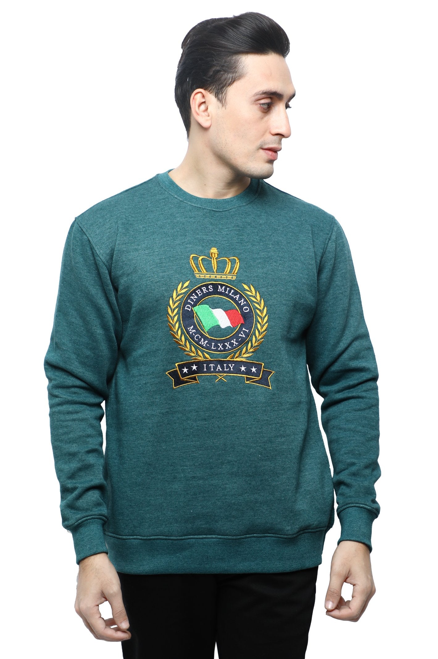 Diners Men's Teal Sweater - FA917-21