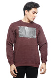 Diners Men's Maroon Sweatshirt - FA918-21