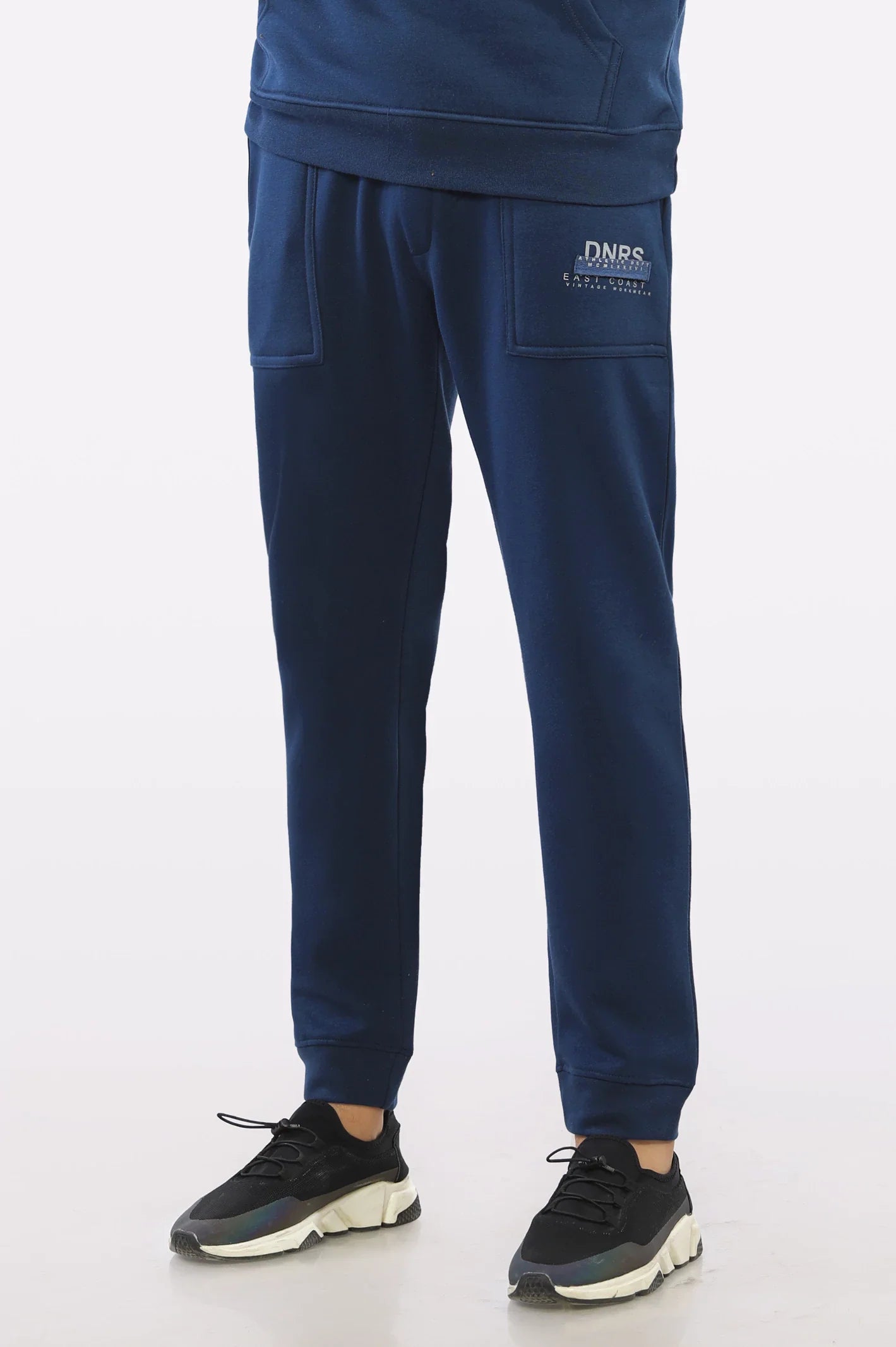 Navy Blue Causal Knitted Trouser