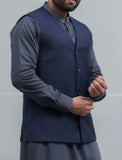 Waist coat For Men In R-Blue SKU: GA3331-R-Blue - Diners