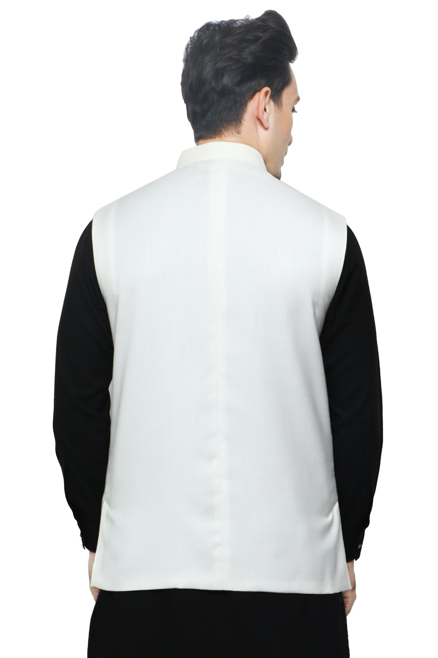 Waist Coat For Men - GA3357- Off White