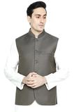 Waist coat For Men-GA3425-Brown