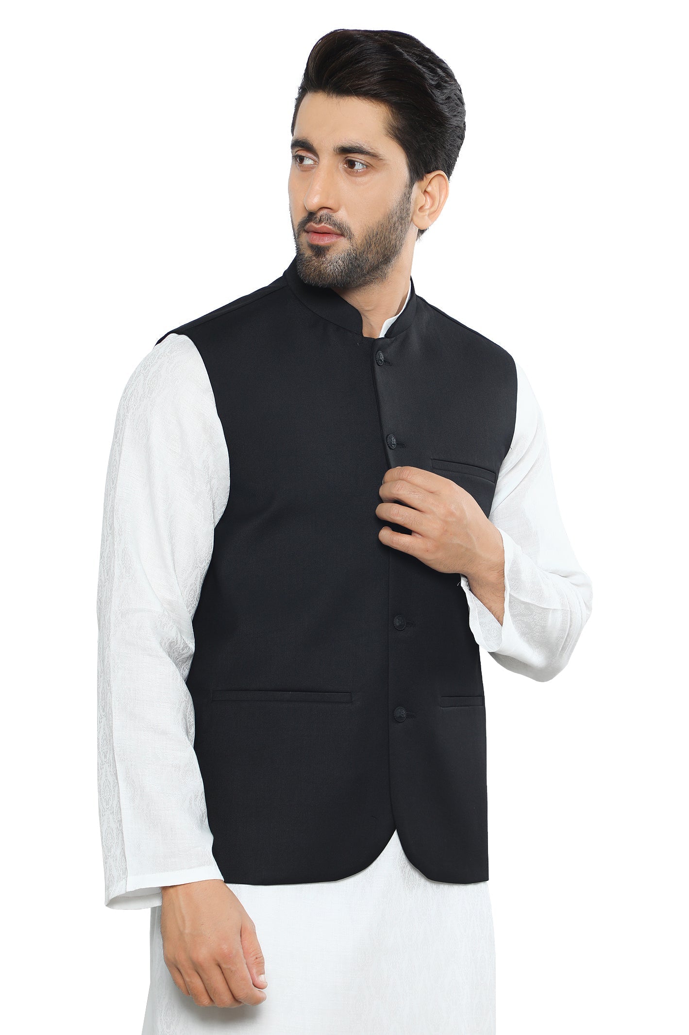 Waist coat For Men SKU: GA3506-BLACK