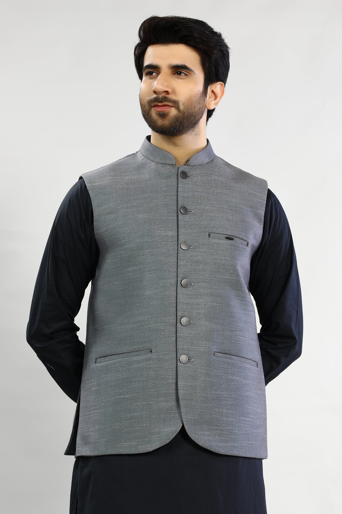 Light Grey Premium Waistcoat