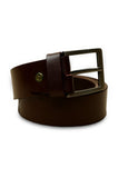 Dark Brown Leather Belt For Men - IB88
