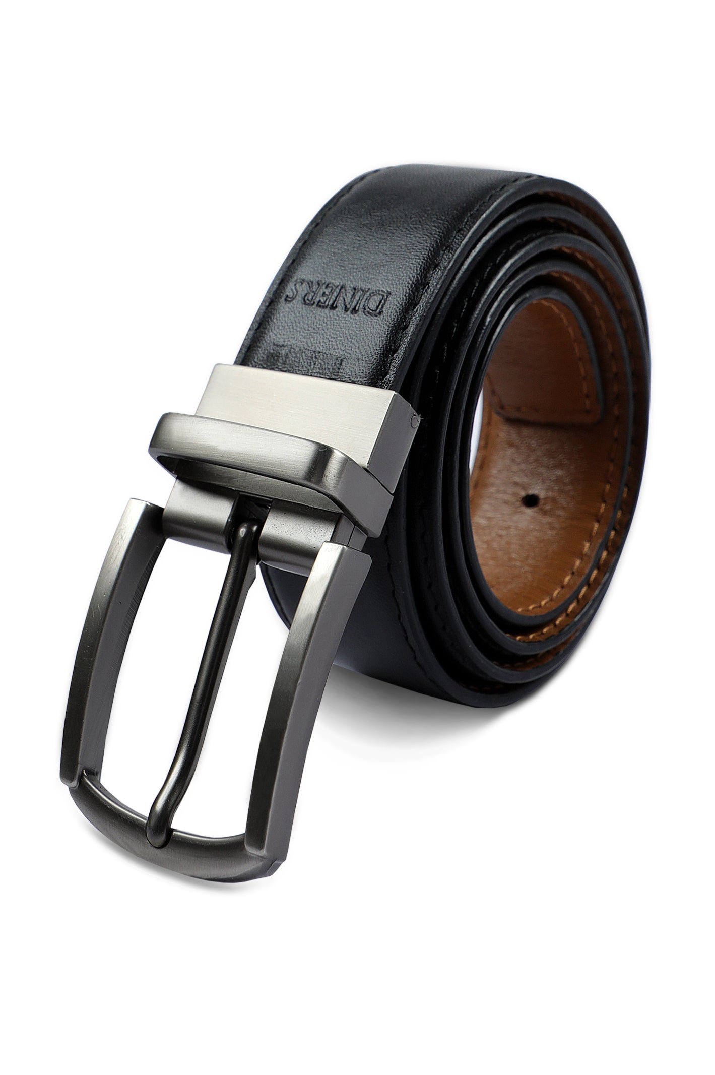 Men's Double Sided Belt SKU: IE07-BLACK & TAN - Diners