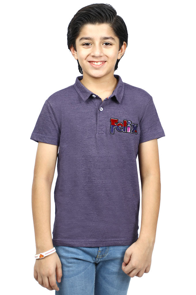 Boys  T-Shirt In Grey KBA-0229 - Diners