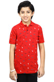 Boys T-Shirt In Red KBA-0233 - Diners