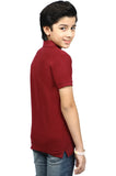 Boys T-Shirt In Maroon KBA-0238 - Diners