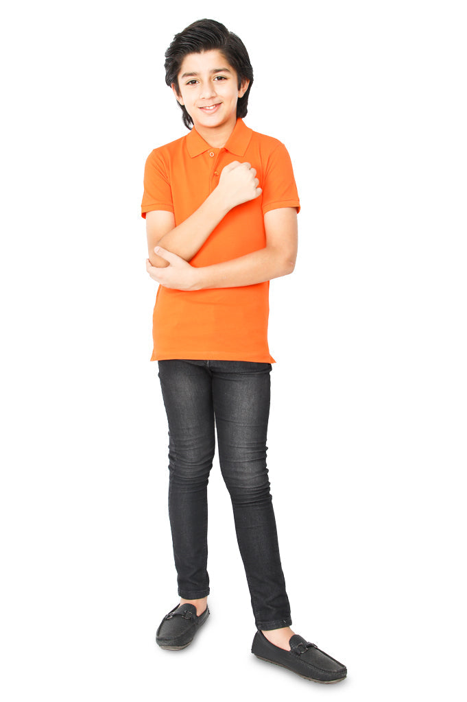 Boys T-Shirt In Orange KBA-0238 - Diners