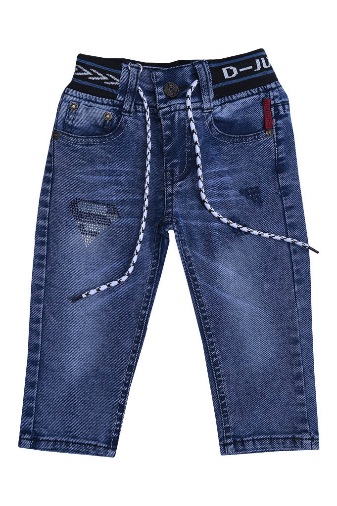 Trouser For Kids In Blue SKU: KBC-0318 Blue - Diners