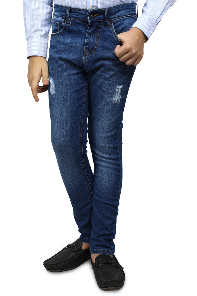 Trouser For Kids In L/Blue SKU: KBC-0331 - Diners