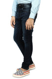 Trouser For Kids In D/Blue SKU: KBC-0332 - Diners