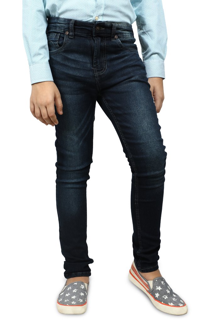 Trouser For Kids In D/Blue SKU: KBC-0332 - Diners