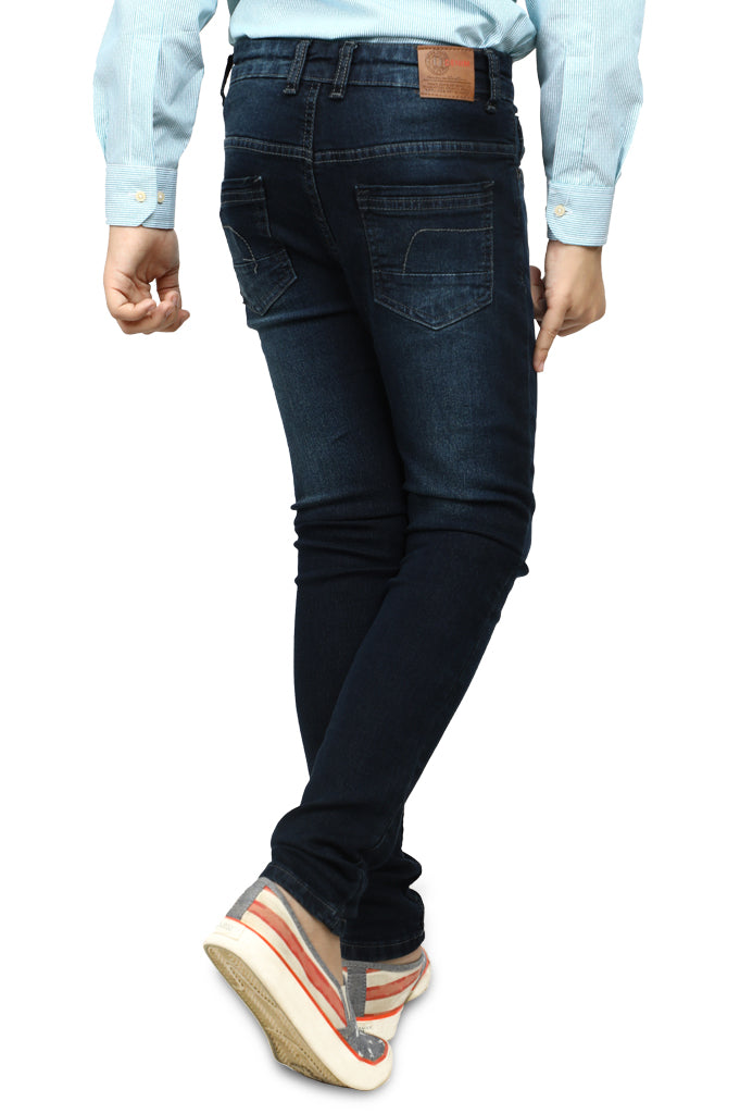 Trouser For Kids In D/Blue SKU: KBC-0332 - Diners