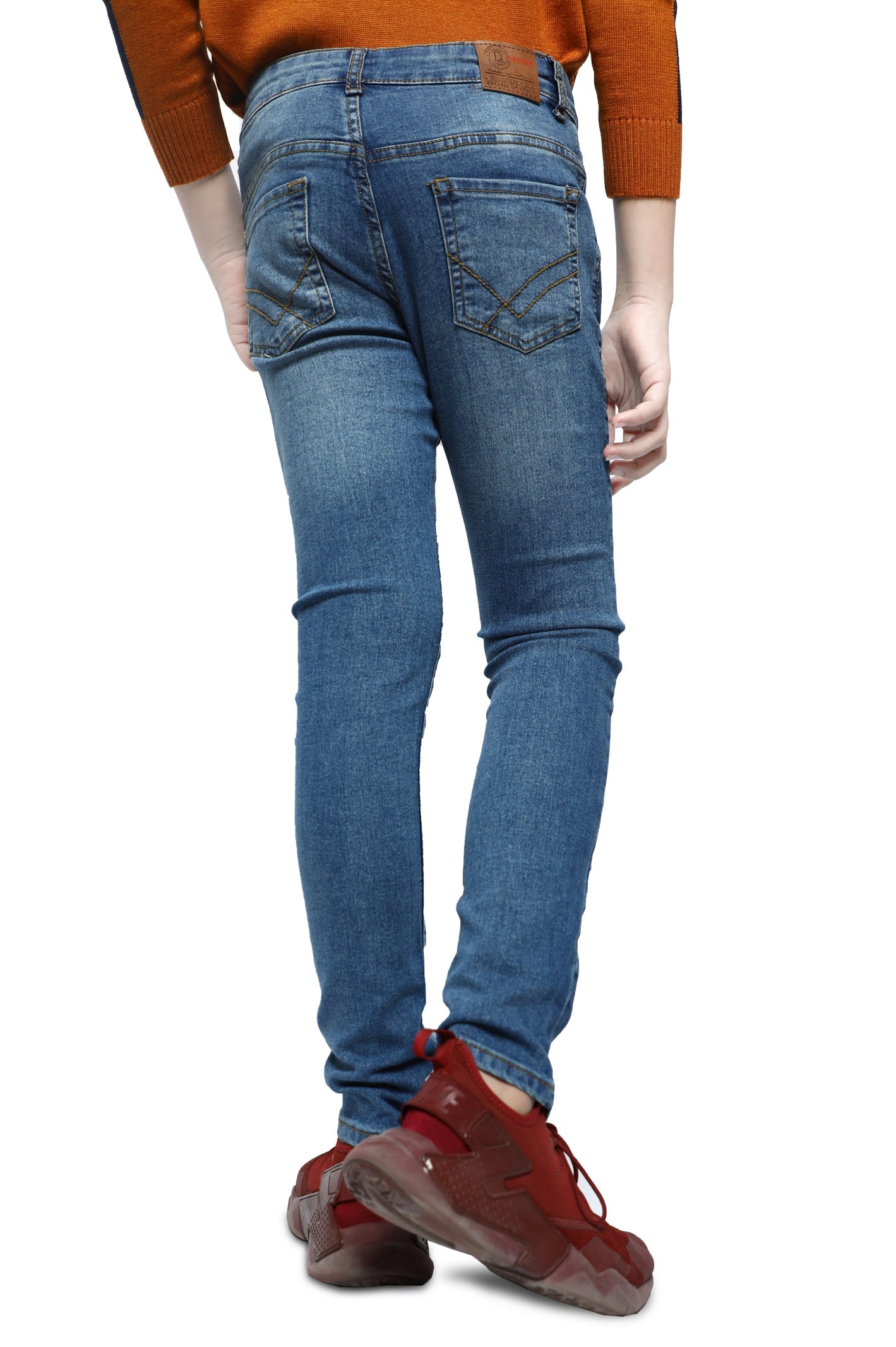 Trouser For Kids In M-Blue SKU: KBC-0333-M-BLUE - Diners