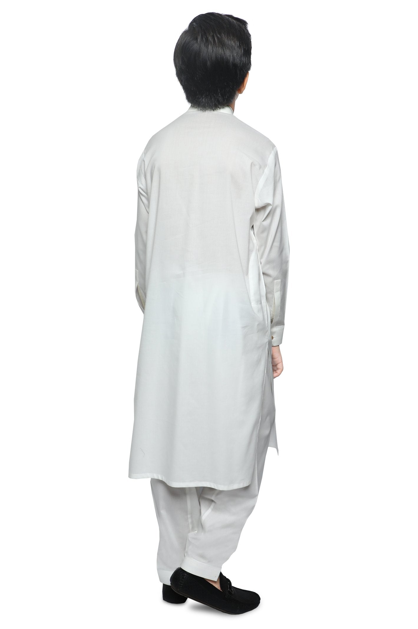 Boys Kurta Shalwar In Cream SKU: KBH-0075-CREAM - Diners