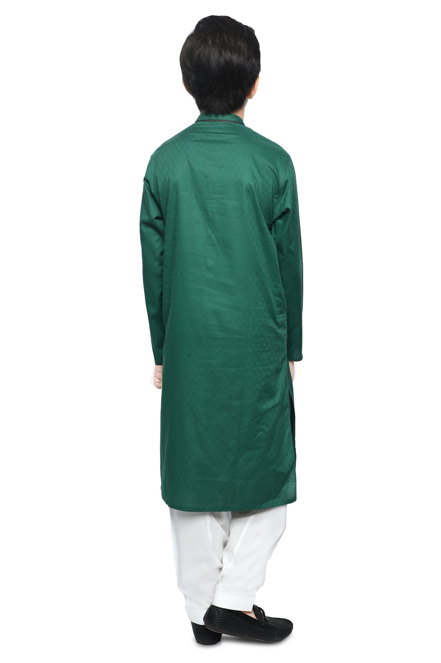Boys Kurta Shalwar SKU: KBKS-0049-GREEN - Diners