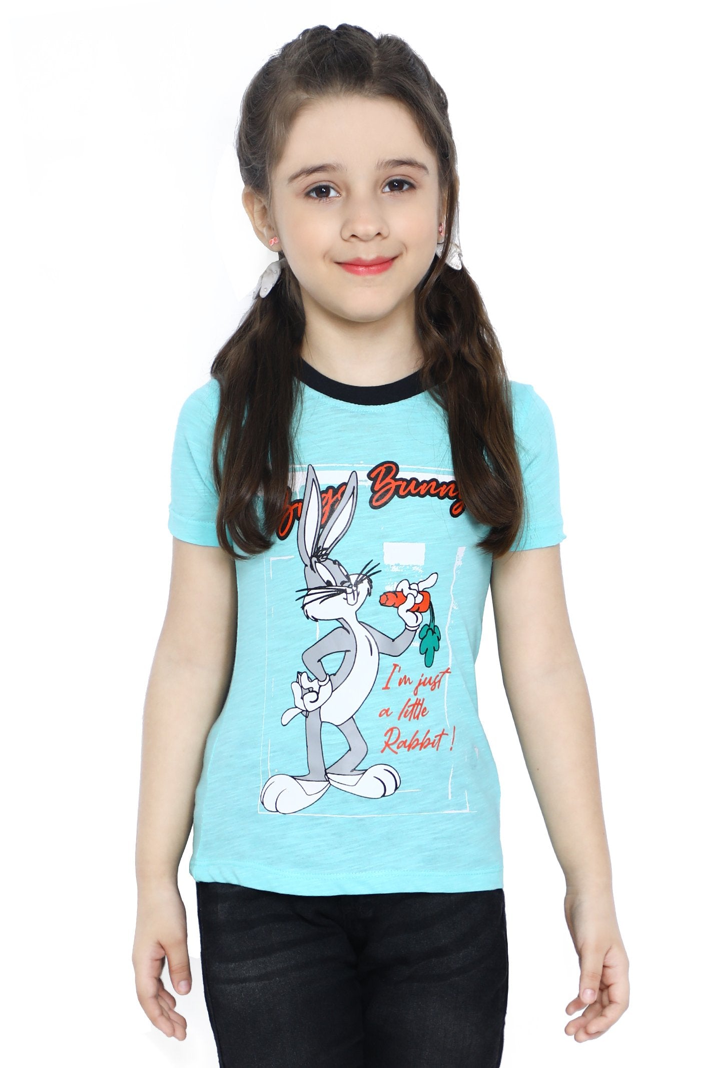Girls T-Shirt In Sky Blue - KGA-0197-SKYBLUE - Diners