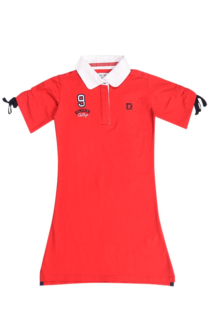 T-SHIRT Girls In - KGA-0145 RED - Diners