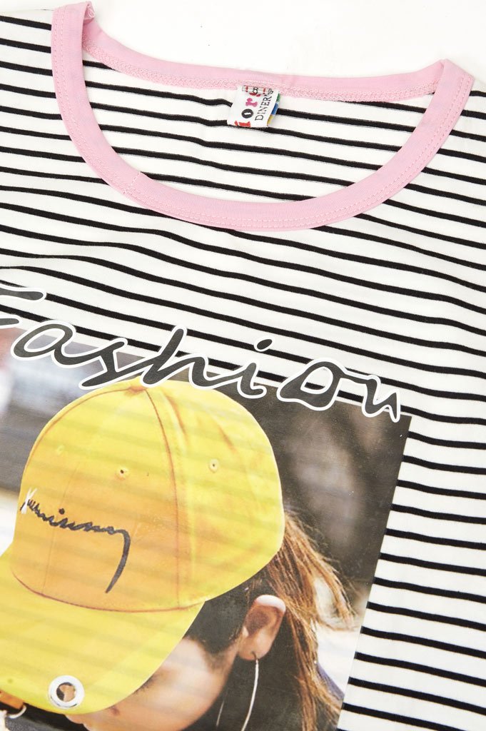 T-Shirt For Girls In White - KGA0163-White - Diners