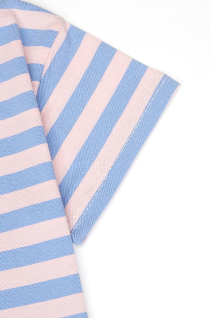 T-Shirt For Girls In Blue - KGA0164-Blue - Diners