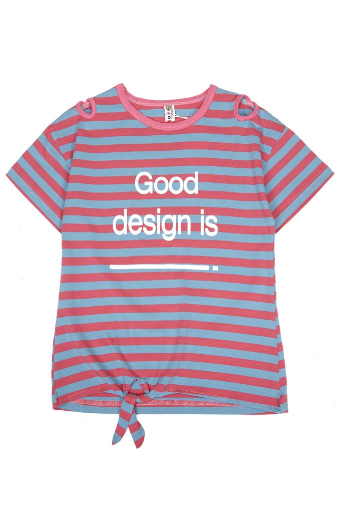 T-Shirt For Girls In Red - KGA0164-Red - Diners
