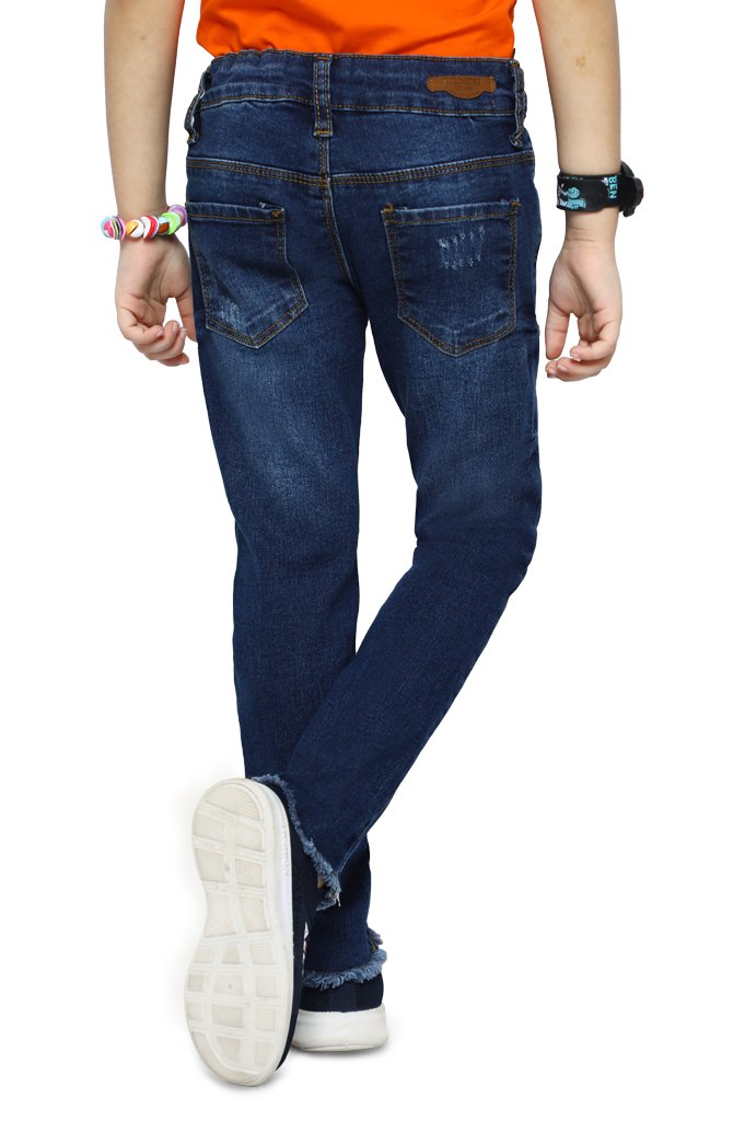 Trouser For Girls In M-Blue - KGC-0204-M-BLUE - Diners