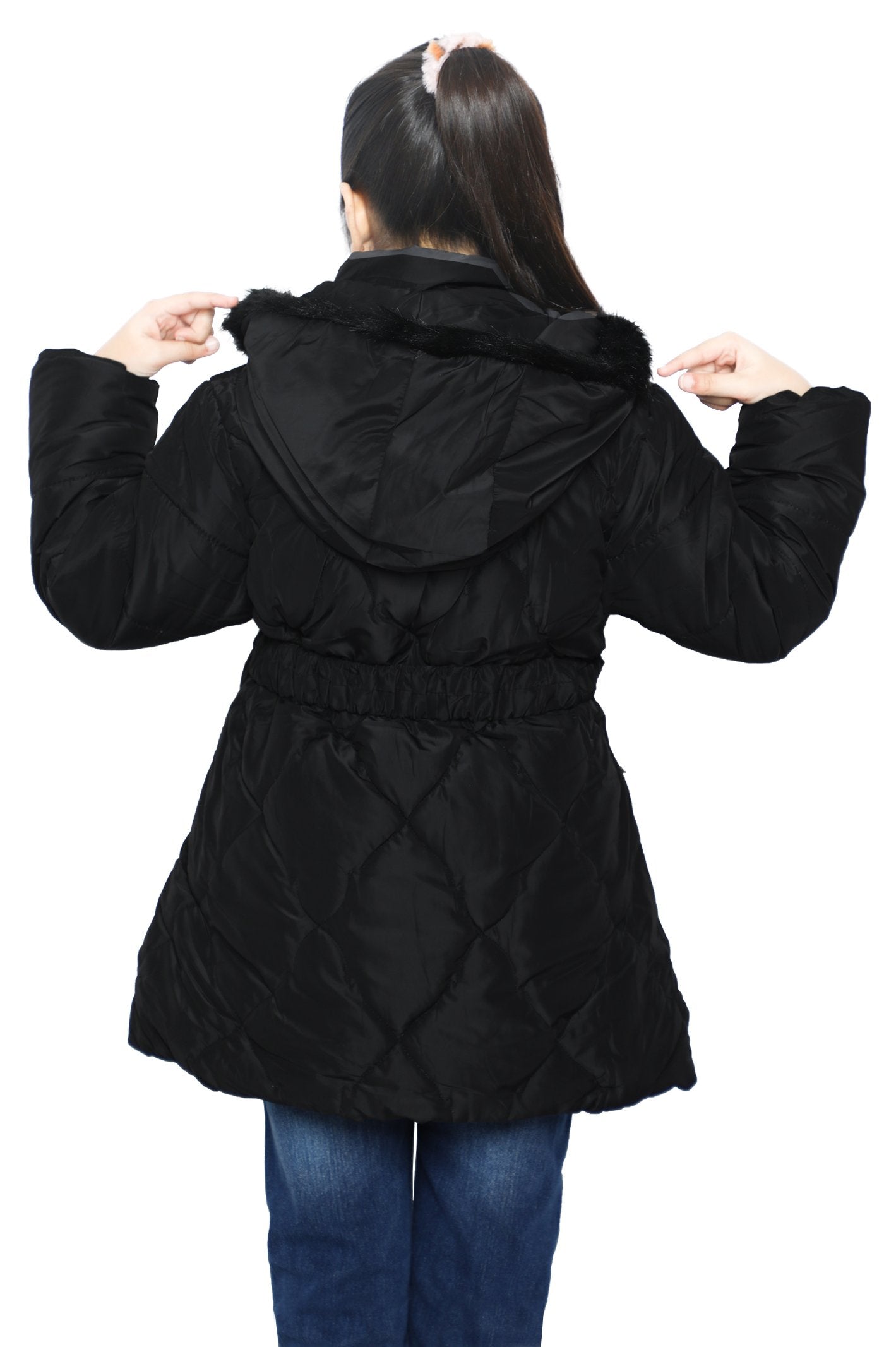 Girls Jackets In Black - KGF-0100-BLACK - Diners