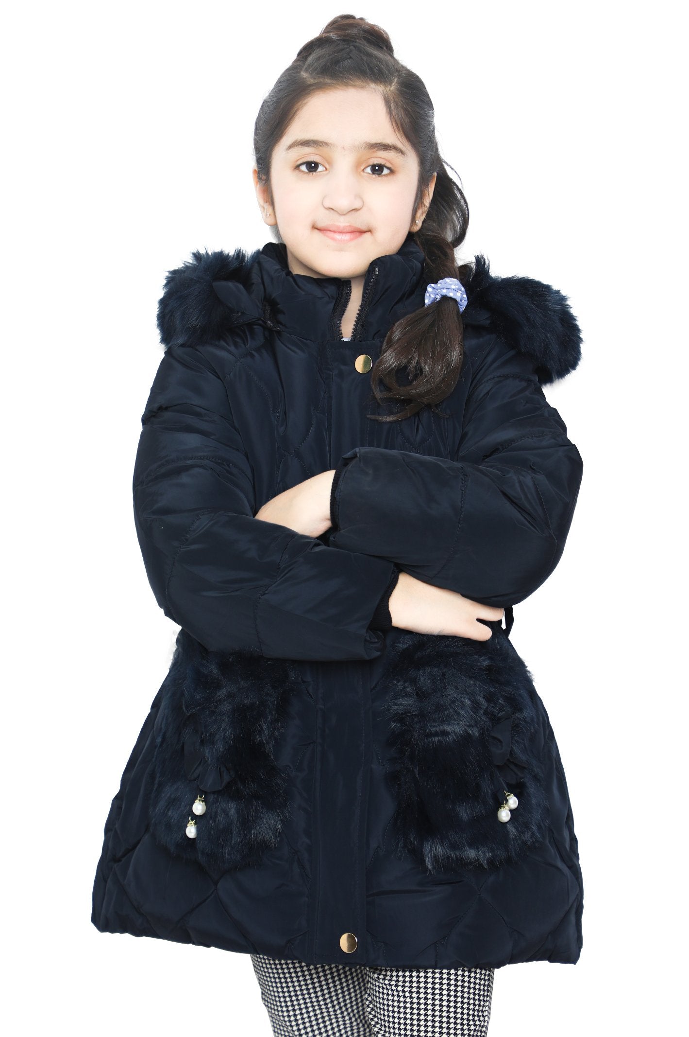 Girls Jackets In Navy - KGF-0100-NAVY - Diners