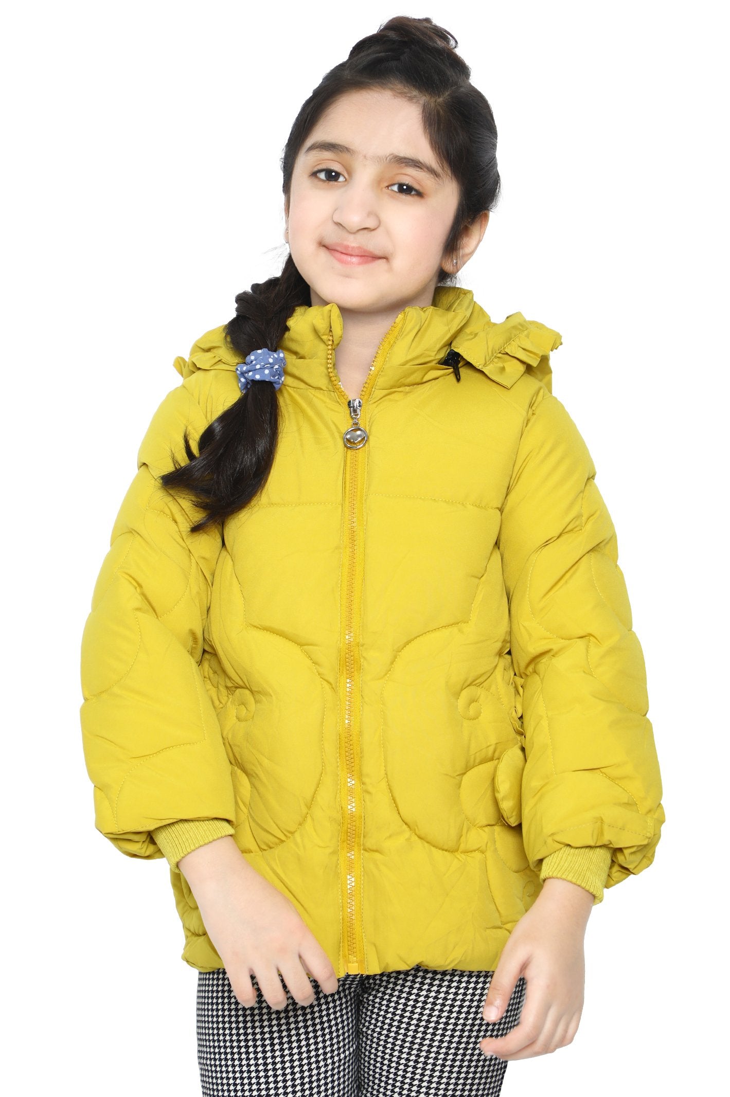 Girls Jackets In Lemon - KGF-0102-LEMON - Diners