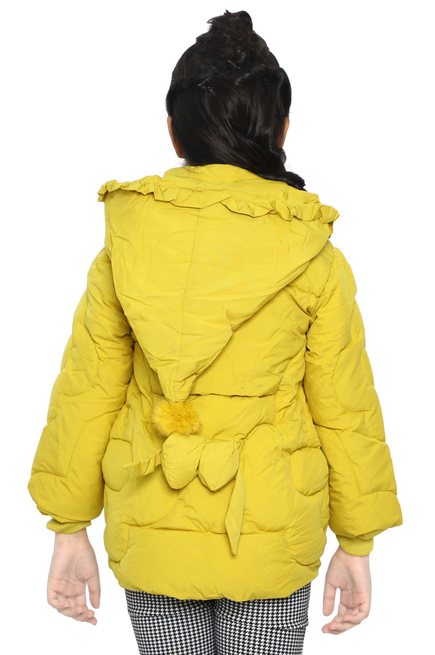 Girls Jackets In Lemon - KGF-0102-LEMON - Diners
