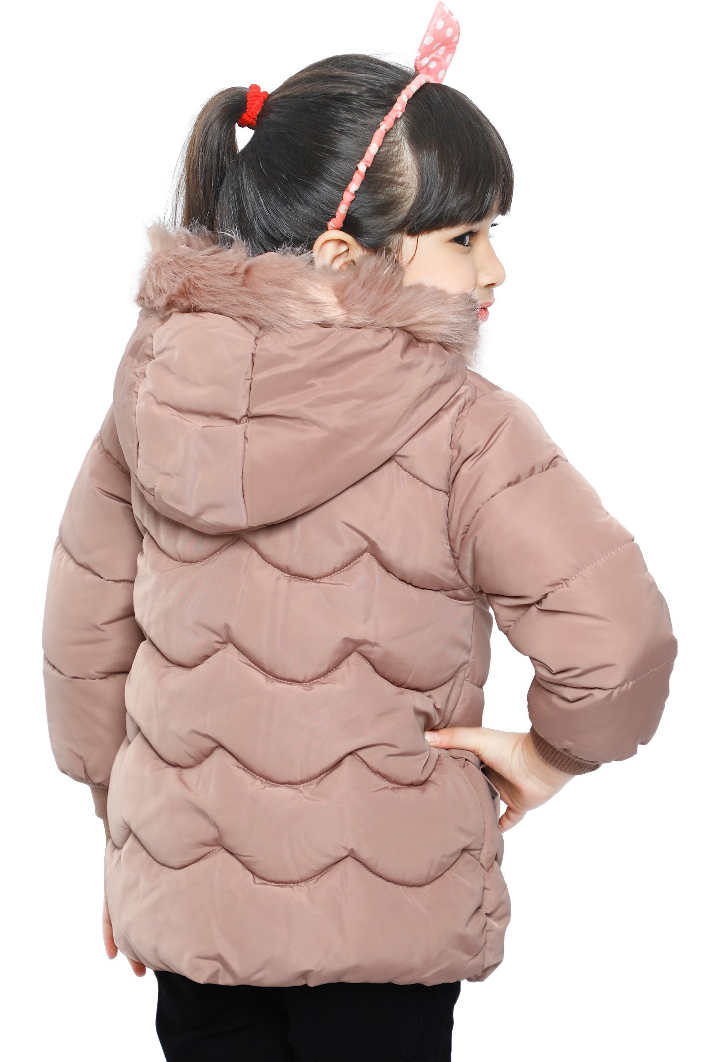 Jackets For Girls In Pink - KGF-0110-PINK - Diners