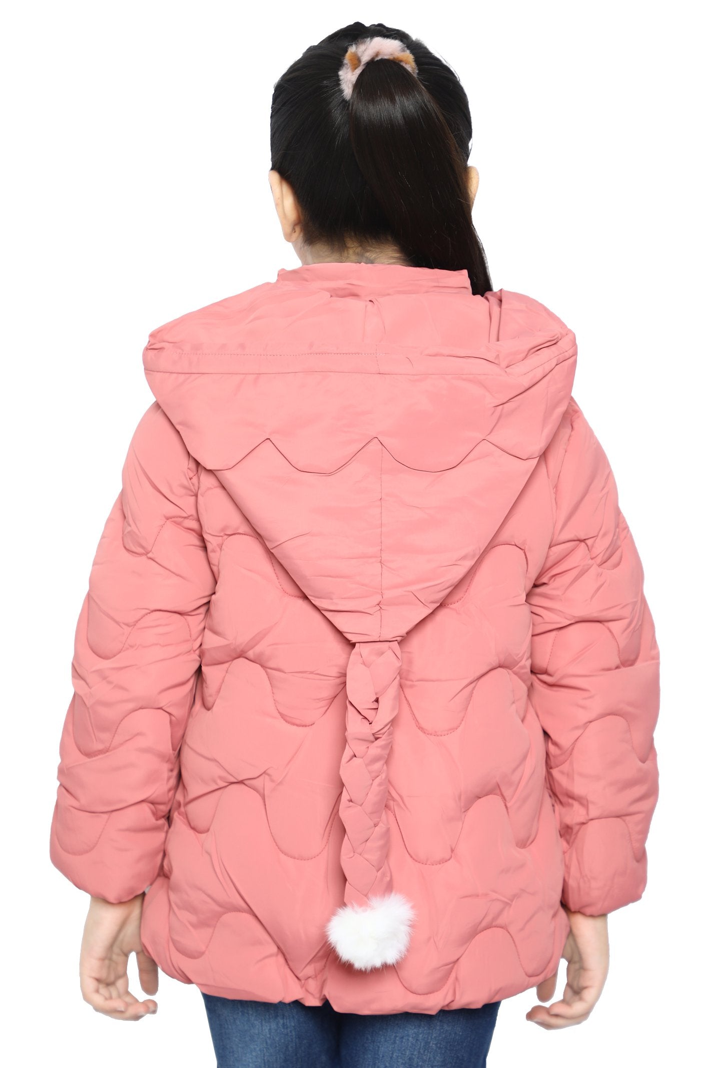Girls Jackets In Peach - KGF-0113-PEACH - Diners