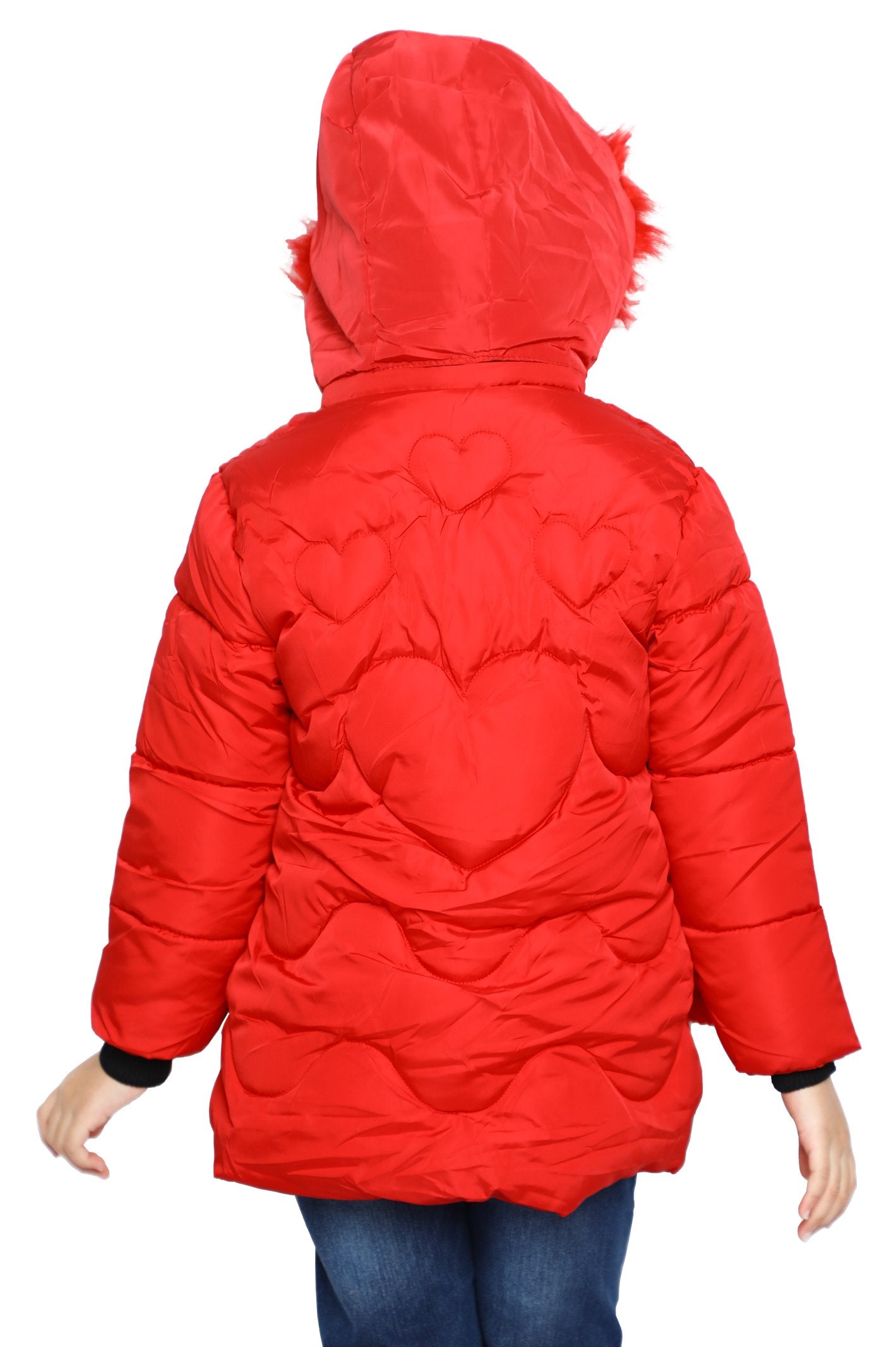 Girls Jackets In Red - KGF-0123-RED - Diners