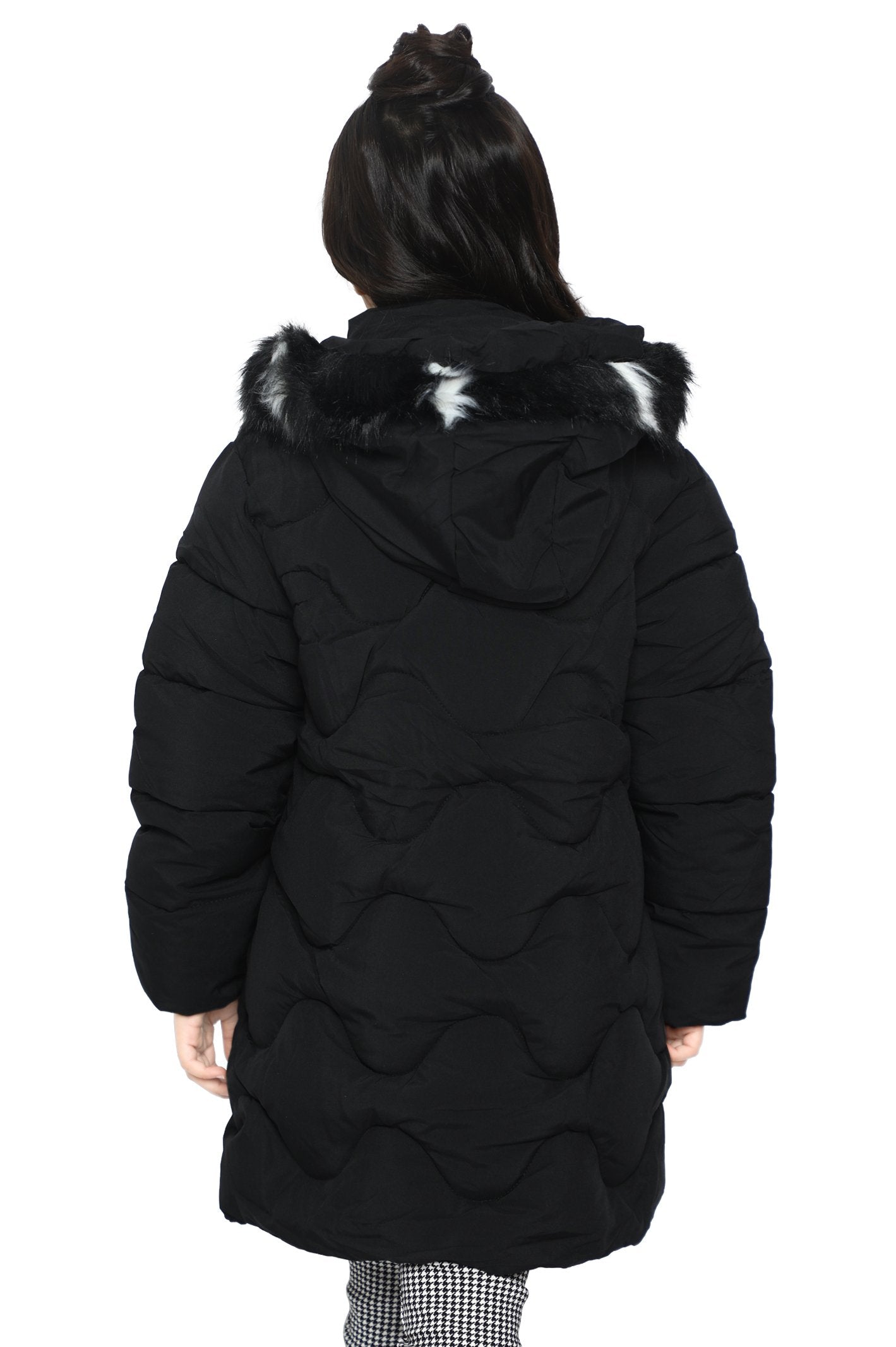 Girls Jackets In Black - KGF-0129-BLACK - Diners