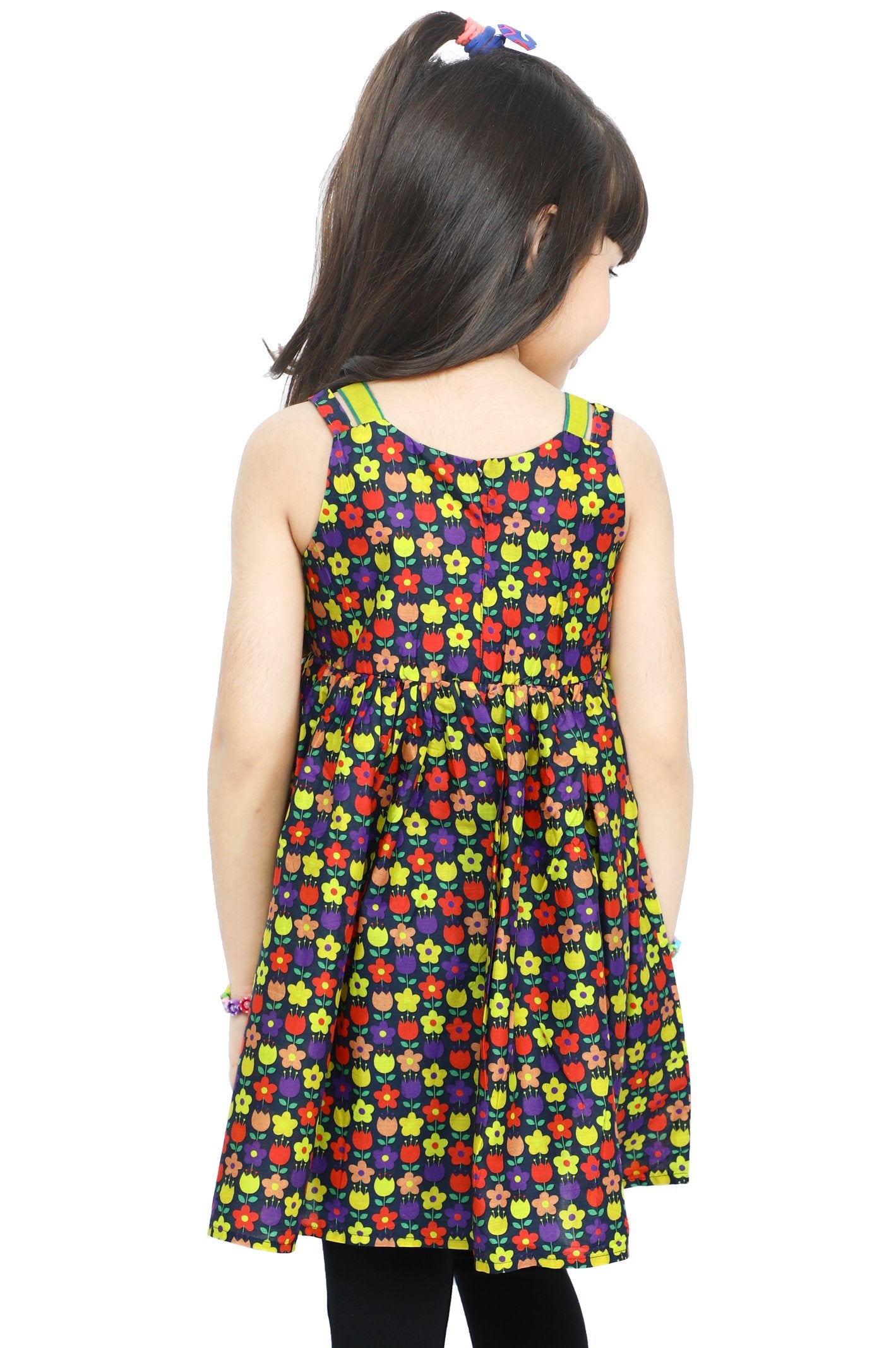 Girls Frock in Multi - KGKK-0189-MULTI - Diners