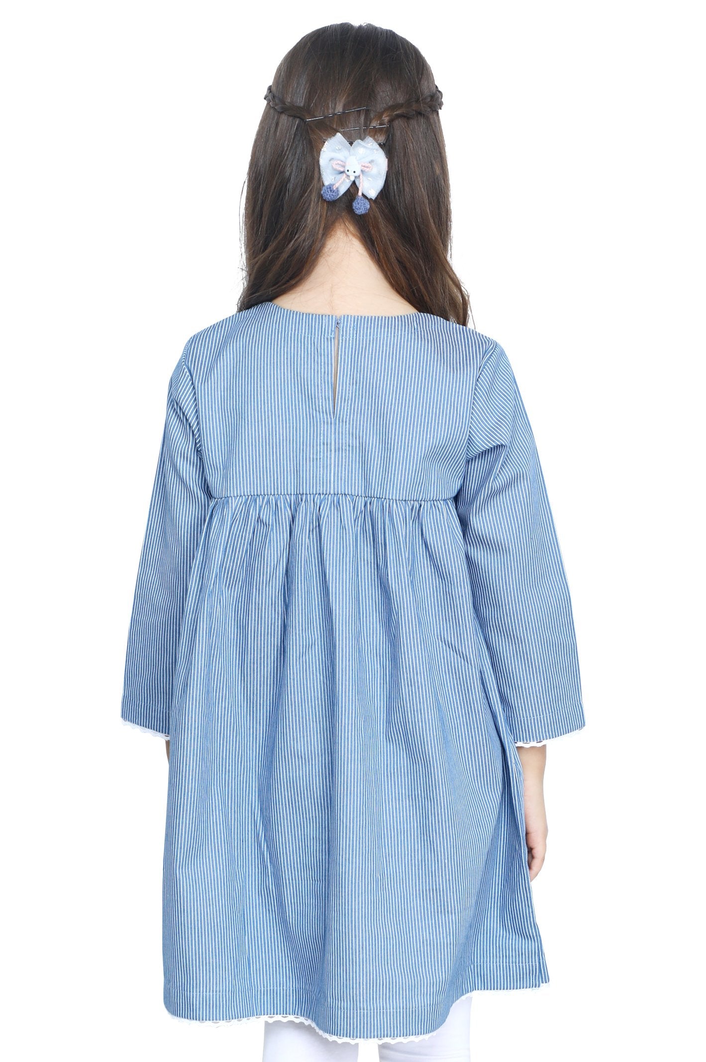 Girls Kurti in Blue - KGKK-0193-BLUE - Diners