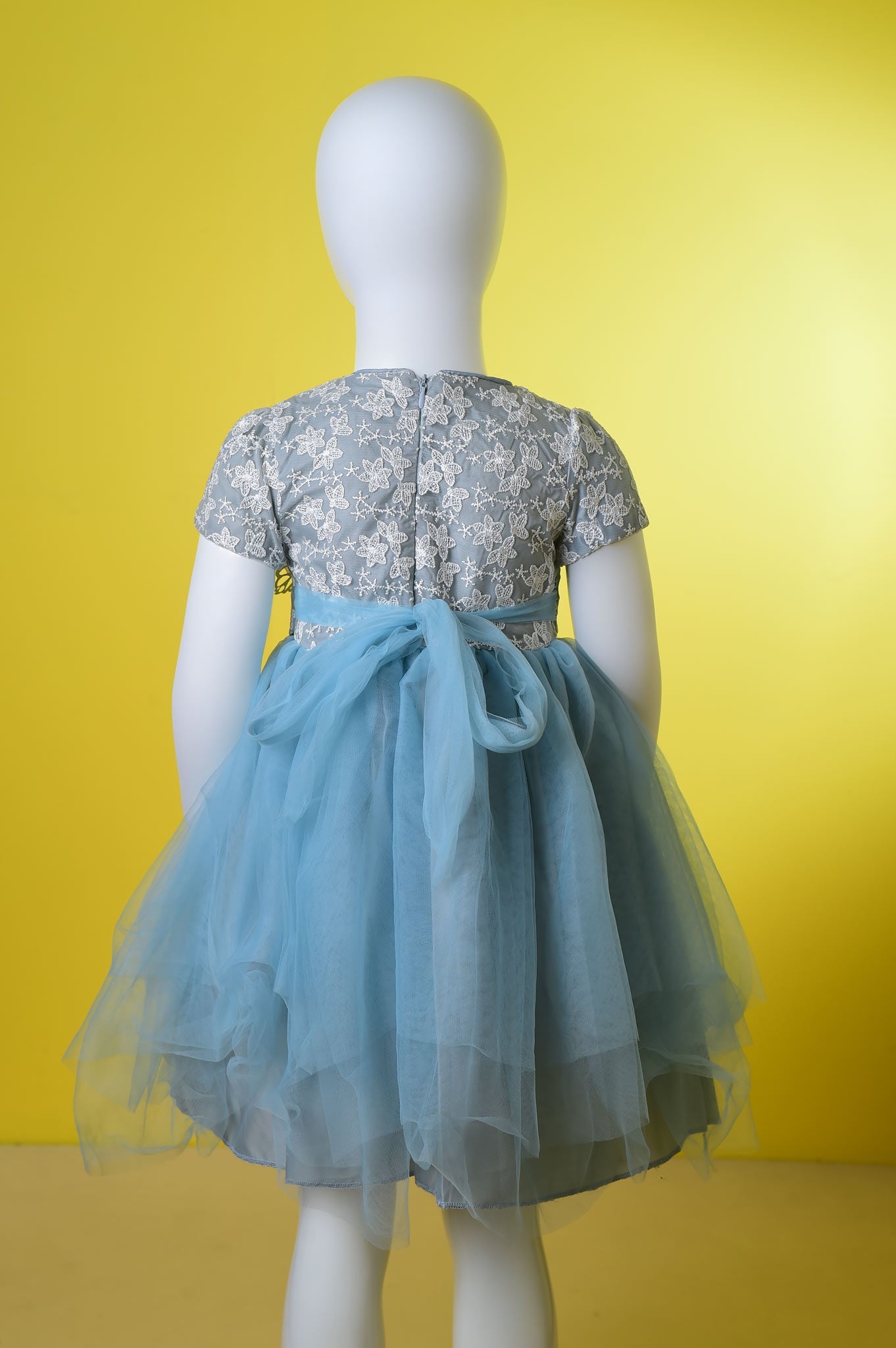 Girls Frock in Grey KGL-0282 - Diners